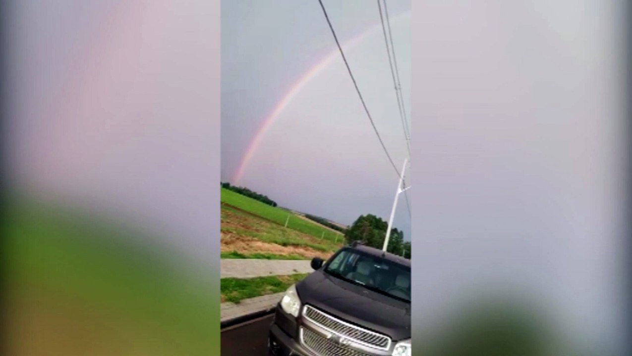 Você viu? Arco-Íris chamou a atenção de cascavelenses nesta quarta-feira