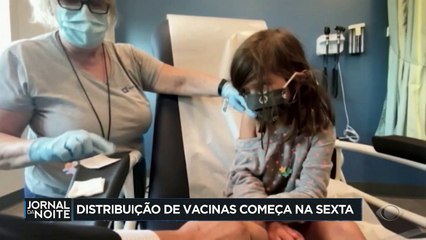 As vacinas pediátricas contra a covid começam a ser distribuídas aos estados na sexta-feira.