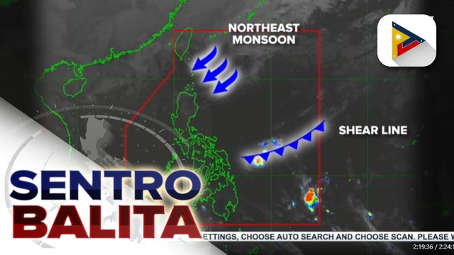 PTV INFOWEATHER: Amihan, umiiral sa Luzon at Visayas; Shear line, nakaaapekto sa bahagi ng Mindanao
