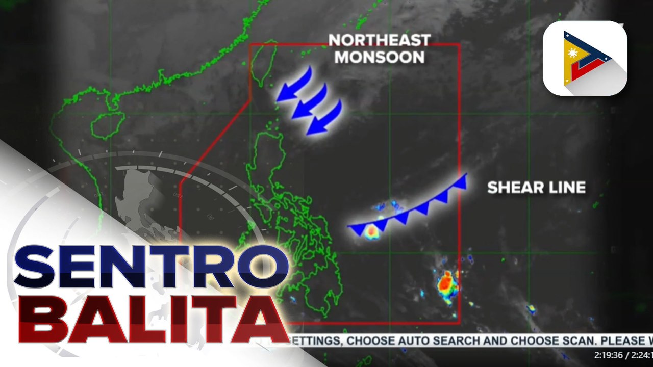 PTV INFOWEATHER: Amihan, umiiral sa Luzon at Visayas; Shear line, nakaaapekto sa bahagi ng Mindanao