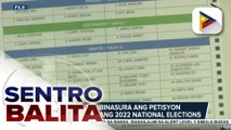 COMELEC, ibinasura ang petisyon na ipagpaliban ang 2022 National Elections; Hiling na buksang muli ang COC filing, hindi rin pinaboran