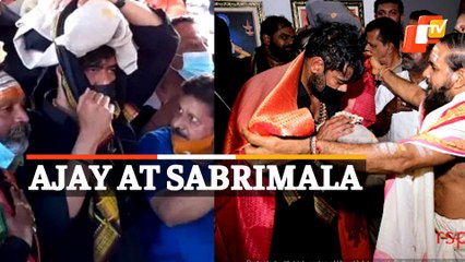 WATCH | Ajay Devgn Seeks Blessings At Sabrimala Temple In Kerala