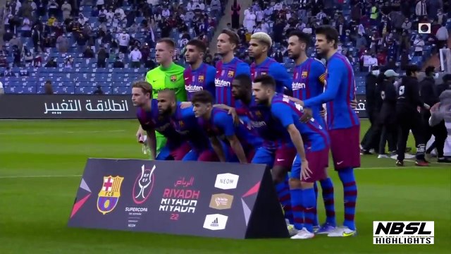 Barcelona Vs Real Madrid 2-3 - Super Cup Highlights & Goals 2022 -HD