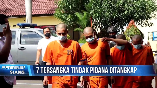 Polresta Cirebon Amankan 7 Tersangka Pelaku Kejahatan