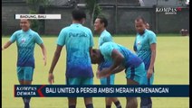 Latihan Jelang laga Persib Bangdung Vs Bali United