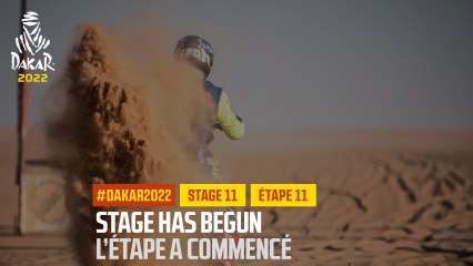 The stage has begun / L'étape a commencé - Étape 11 / Stage 11 - #DAKAR2022
