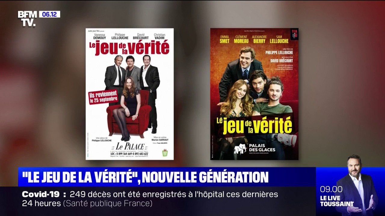 Portée par une nouvelle génération de comédiens, la pièce "Le Jeu de la vérité" est de retour au Palais des Glaces