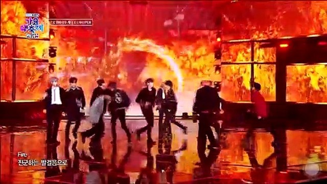 TXT X ENHYPHEN Collab Stage BTS Fire @KBS Gayo 2021