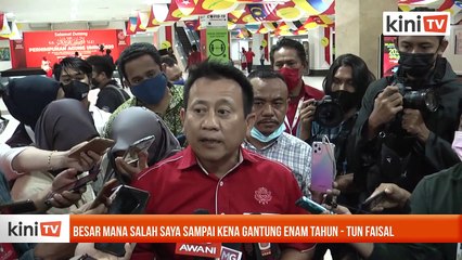 Besar mana salah saya sampai kena gantung enam tahun - Tun Faisal