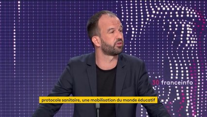 Covid-19 : la grève dans l'éducation nationale "démontre une grande colère dans le monde enseignant", souligne l'eurodéputé LFI Manuel Bompard