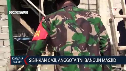 Sisihkan Gaji. Anggota TNI Bangun Masjid