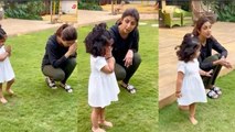 Shilpa Shetty की Daughter Samisha का Video Viral, कौवे की चिंता में Gayatri Mantra Jaap | Boldsky