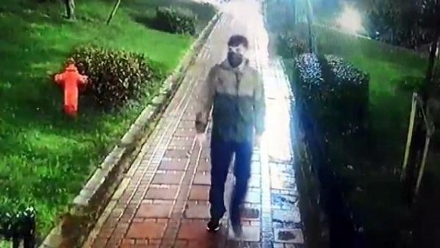 ÖRÜMCEK ADAM GİBİ TIRMANAN HIRSIZ KAMERADA