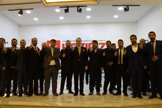 Son dakika haber: Yeniden Refah Partisi Genel Başkanı Erbakan, Kilis'te konuştu