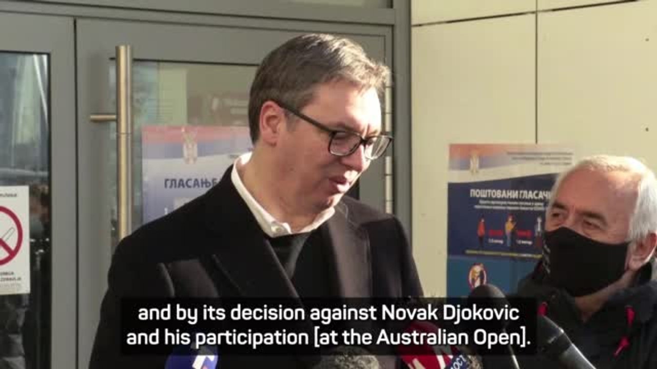 Serbian president outraged by Djokovic 'witch h...