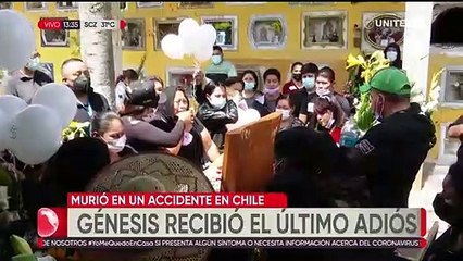 Genesis, mamá soltera de una niña de tres años fue repatriada de Chile, donde murió en un accidente