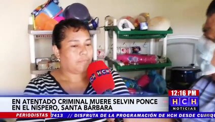 En atentado le quitan la vida a una persona en el Níspero, Santa Bárbara