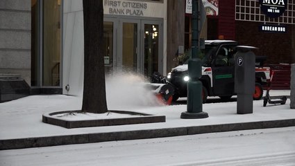 Charlotte slammed with sleet and ice