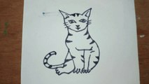 How to draw Cat from Words