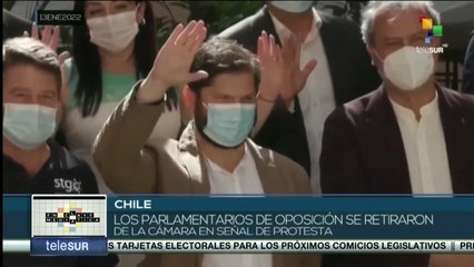 En Clave Mediática 13-01: Parlamentarios opositores de Chile se retiran de la Cámara en señal de Protesta
