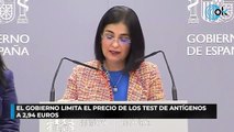 El Gobierno limita el precio de los test de antígenos a 2,94 euros