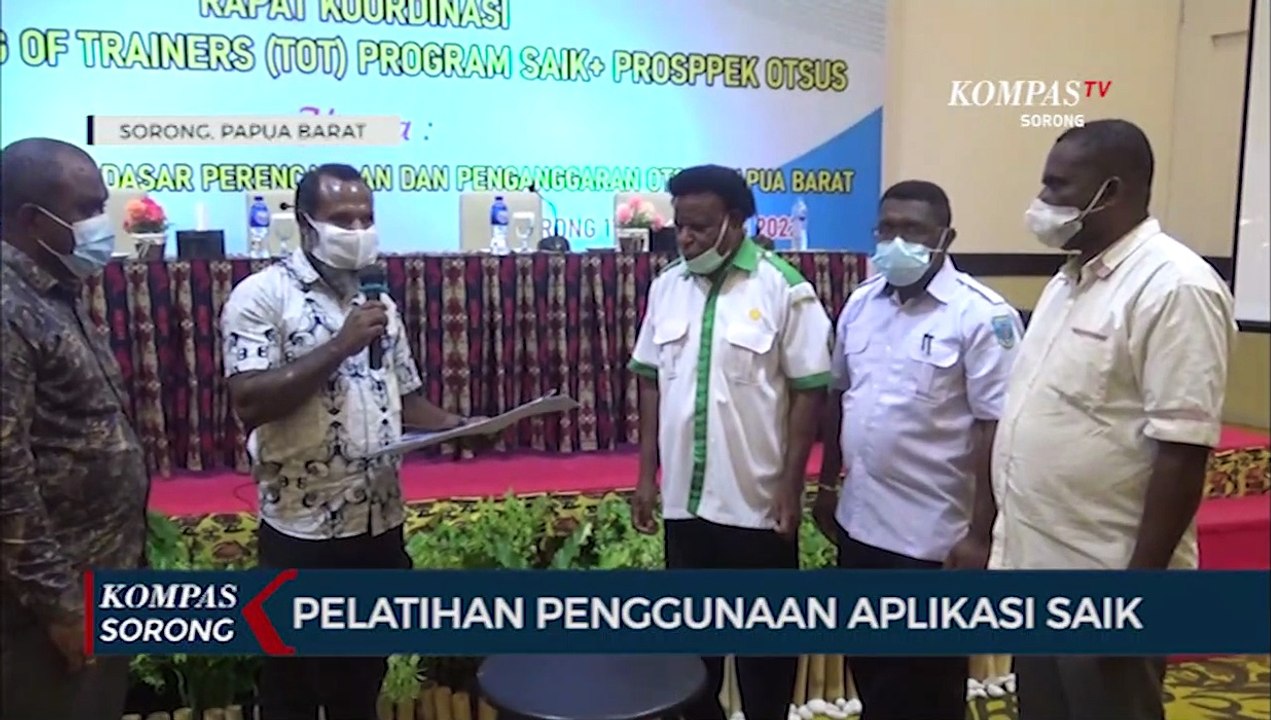 Sejumlah Kepala Kampung Di Maybrat Ikut Pelatihan Penggunaan Aplikasi SAIK