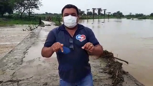 Fortes chuvas no Sertão causam transtornos em Conceição e Rio Piancó recebe maior cheia do ano