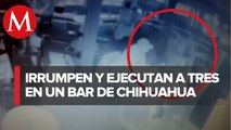 Presuntos sicarios asesinan a 3 personas en un bar de Chihuahua