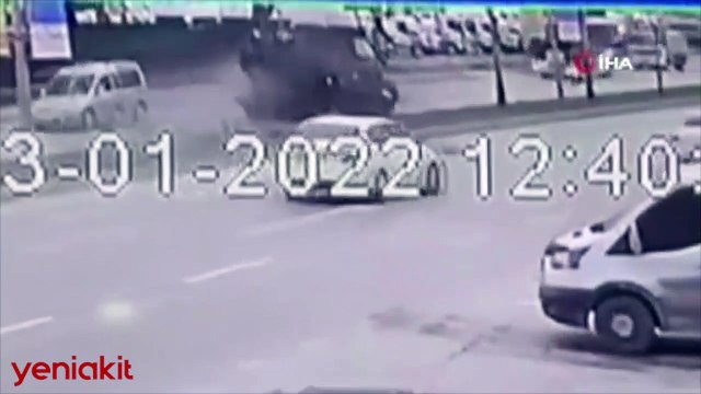 Feci kazada can pazarı yaşandı! O anlar anbean kaydedildi