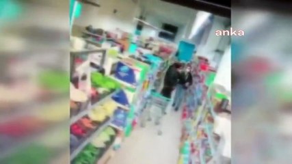 Markette kendisine maske uyarısı yapan kişiye silah çekti!