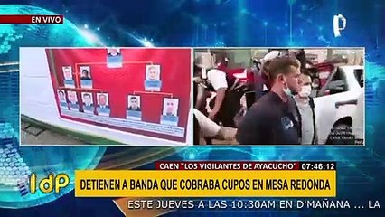 Download Video: Mesa Redonda: PNP desarticula banda criminal que cobraba cupos a comerciantes