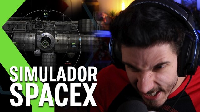 Probamos el SIMULADOR de SPACEX para acoplarse en la ISS (sale mal)