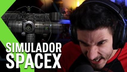 Probamos el SIMULADOR de SPACEX para acoplarse en la ISS (sale mal)