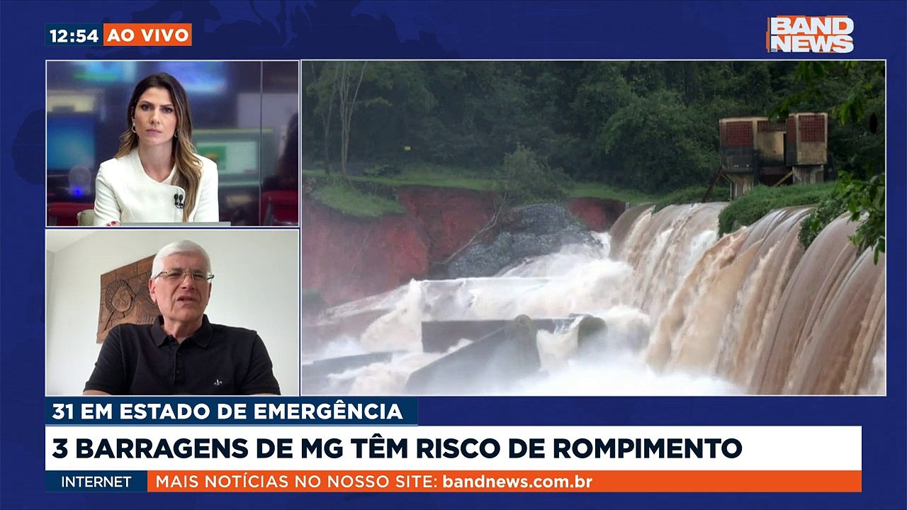 Mineradoras de Minas Gerais dizem que três barragens têm risco iminente de rompimento. Sobre isso, conversamos com José Marques Filho, conselheiro do Comitê Brasileiro de Barragens.Saiba mais em youtube.com.br/bandjornalismo