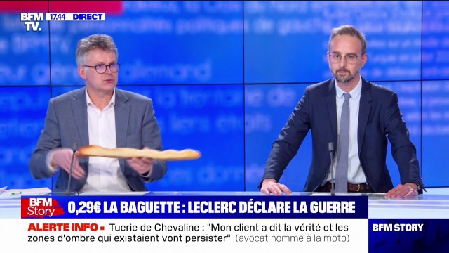 C'est assez désastreux : Philippe Heusele dénonce la baguette de pain à 29 centimes chez Leclerc