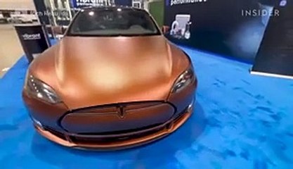 Rebuilding a Tesla Model S with a Chevy Camaro engine