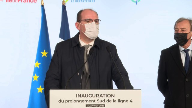 Inauguration de l’extension de la ligne 4 du métro parisien