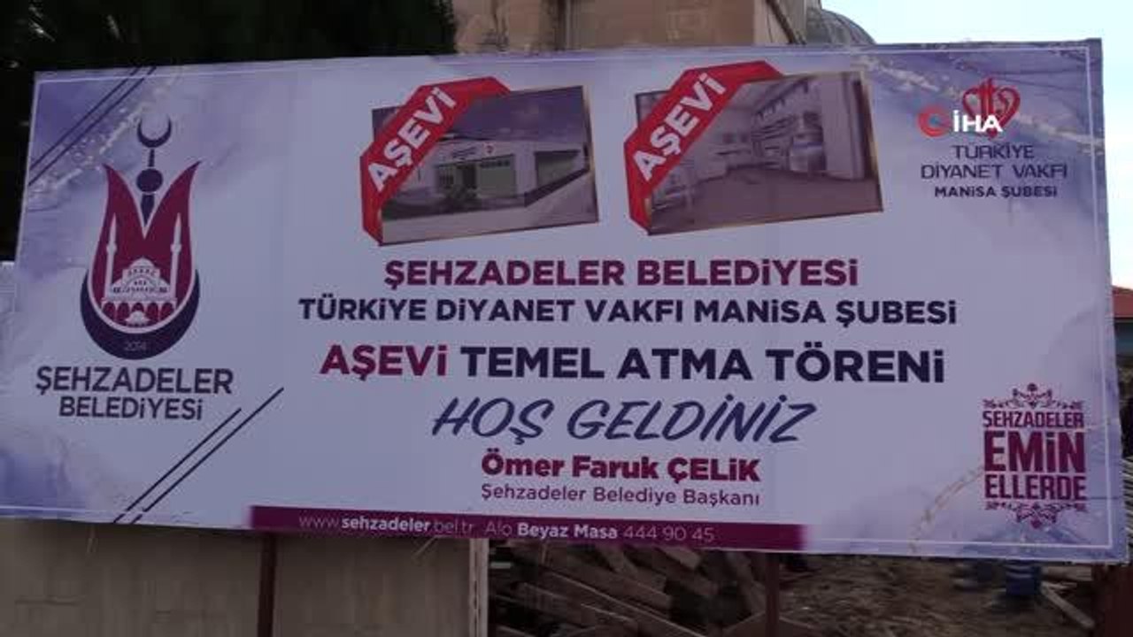 Şehzadeler Aşevi'nin temeli dualarla atıldı