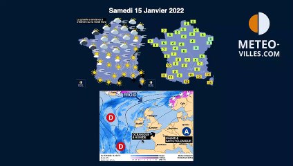 prévisions météo du jeudi 13 janvier 2022