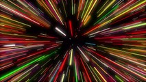 4K Hyperspace  Interstellar travel at Warp speed abstract background, with animation loop effect