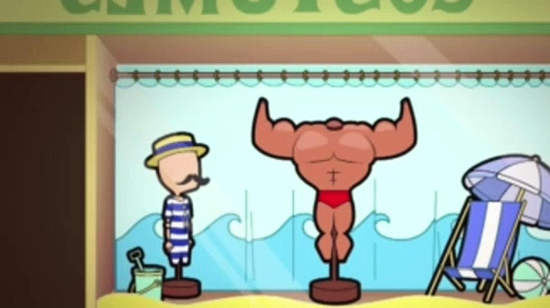 Muscular Mr Bean