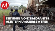 Aseguran 11 migrantes en Oaxaca