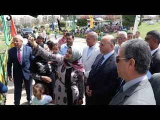 سيلفي وزي فرعوني في احتفالية محافظة القاهرة بعيد شم النسيم