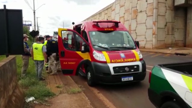 Duas pessoas ficam feridas após caírem de bicicleta no Trevo Cataratas