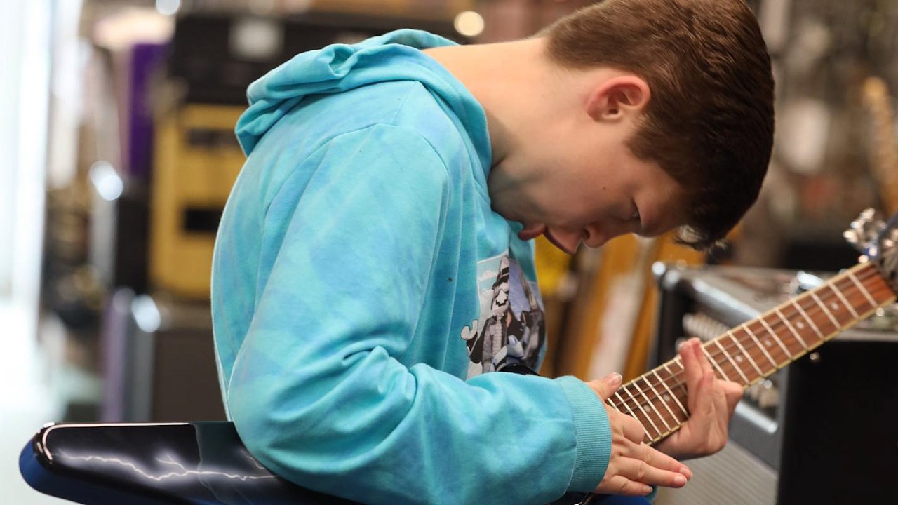 Anonymous Customer Buys Guitar For Young Music Fan