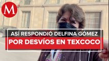 “Nada que opinar”: Delfina Gómez se rehúsa a hablar sobre multa por 'diezmos' en Texcoco