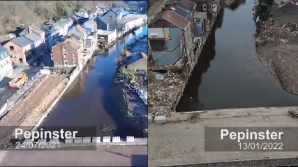 Pepinster 6 mois après les inondations de juillet 2021