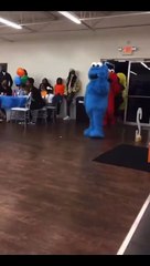 Bird Costumed Entertainer Struggles and Kid's Party