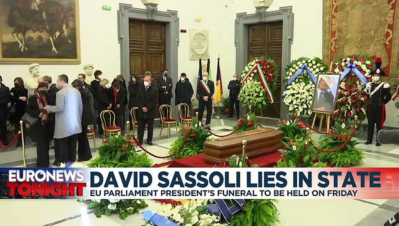 David Sassoli's coffin to lie in state at Rome...