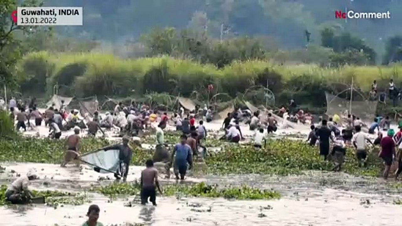 Indien: Angeln zum Erntedankfest in Assam